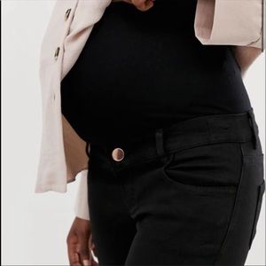 ASOS Maternity | Black over the belly skinny jeans
